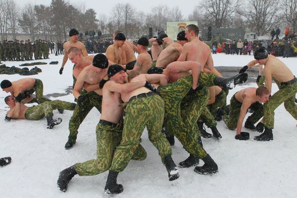 Belarusian Special Task Forces Celebrate Pancake Week - Sputnik International