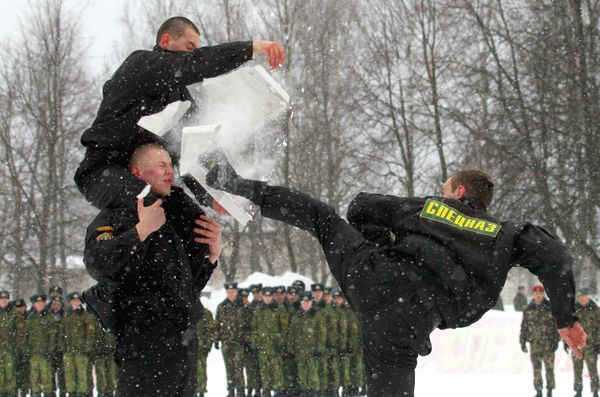 Belarusian Special Task Forces Celebrate Pancake Week - Sputnik International