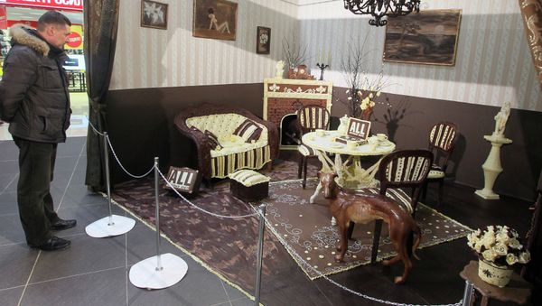 A Chocolate Room Opens at a Shopping Mall in Minsk A Chocolate Room Opens at a Shopping Mall in Minsk - Sputnik International