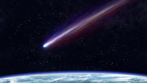 The Earth and a comet The Earth and a comet - Sputnik International