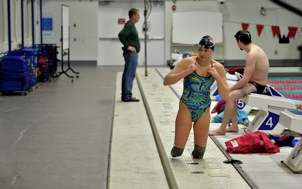 Russian-born US Paralympic Swimming Champion Jessica Long Trains in Colorado - Sputnik International