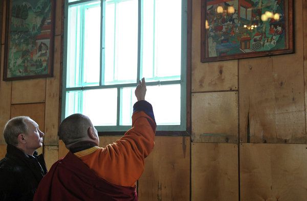 Vladimir Putin Visit Russia’s Main Buddhist Temple - Sputnik International
