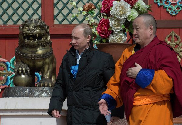 Vladimir Putin Visit Russia’s Main Buddhist Temple - Sputnik International