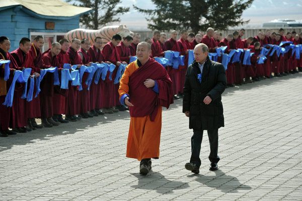 Vladimir Putin Visit Russia’s Main Buddhist Temple - Sputnik International