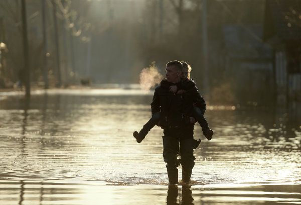 Flooded houses in Novgorod Region villages Flooded houses in Novgorod Region villages - Sputnik International