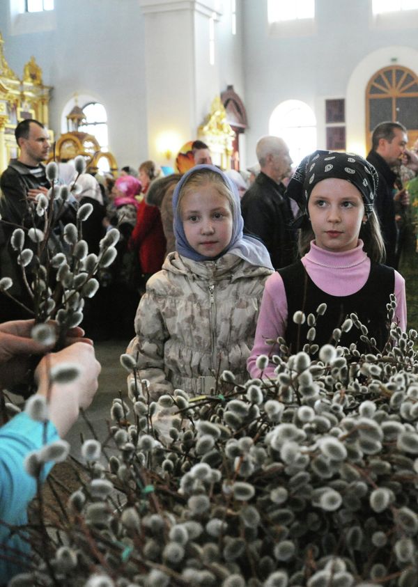 Russian Orthodox Christians Celebrate Palm Sunday Russian Orthodox Christians Celebrate Palm Sunday - Sputnik International