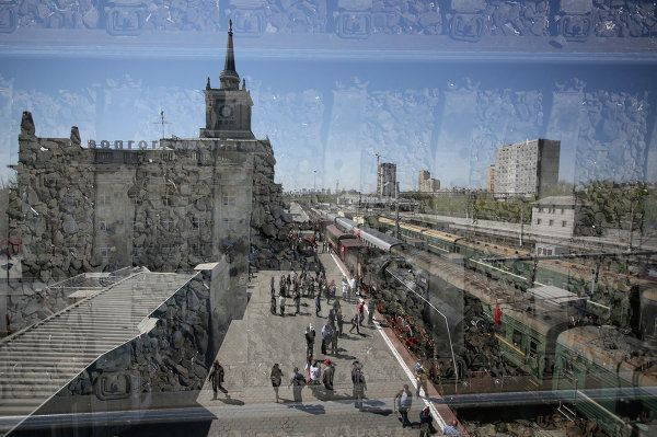 Victory Steam Train Arrives in Volgograd - Sputnik International