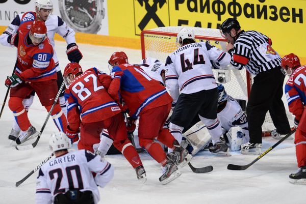 Hockey Worlds: Russia Scores Late to Beat U.S. - Sputnik International