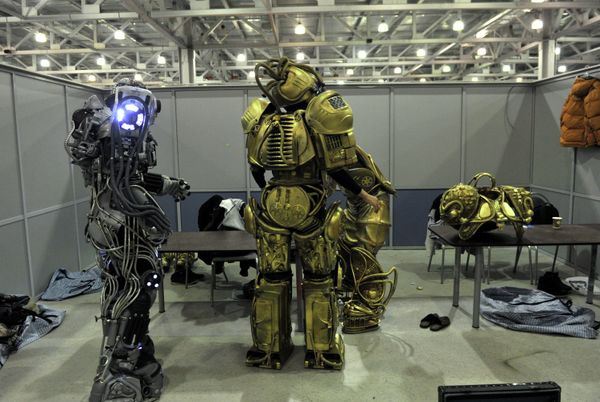 Robots at the Robofest-2013 youth festival in Moscow - Sputnik International