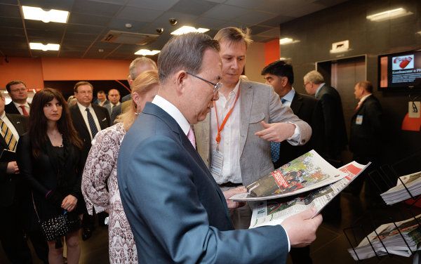 UN Secretary General Visits RIA Novosti - Sputnik International