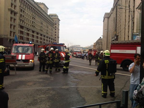 Central Moscow Subway Station Closed Due to Fire Central Moscow Subway Station Closed Due to Fire - Sputnik International