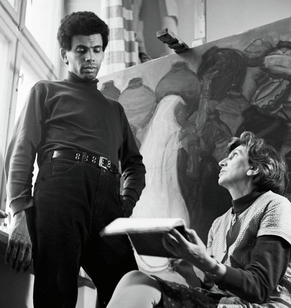 Patterson speaking with his mother, artist Vera Aralova, in 1975. Patterson speaking with his mother, artist Vera Aralova, in 1975. - Sputnik International