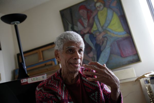 Soviet poet Jim Patterson in his apartment in downtown Washington - Sputnik International