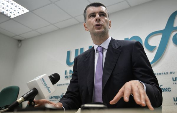 Russian billionaire Mikhail Prokhorov - Sputnik International