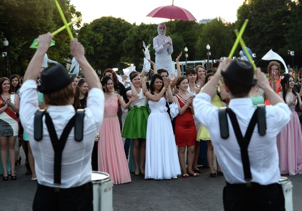 School leaving parties in Moscow and St Petersburg - Sputnik International