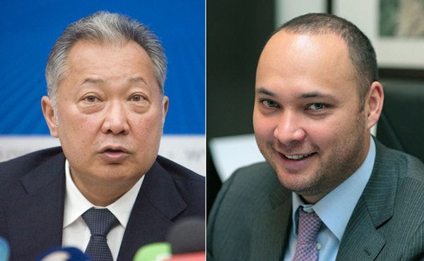 Former Kyrgyz President Kurmanbek Bakiyev, left, and his son Maxim Bakiyev - Sputnik International