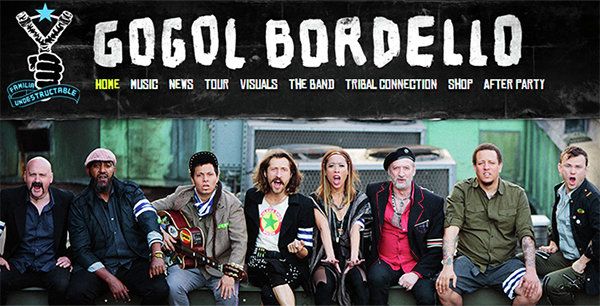 Gogol Bordello's website - Sputnik International