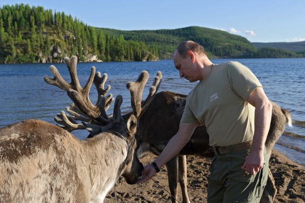 Vladimir Putin and Dmitry Medvedev Holiday in Siberia Vladimir Putin and Dmitry Medvedev Holiday in Siberia - Sputnik International