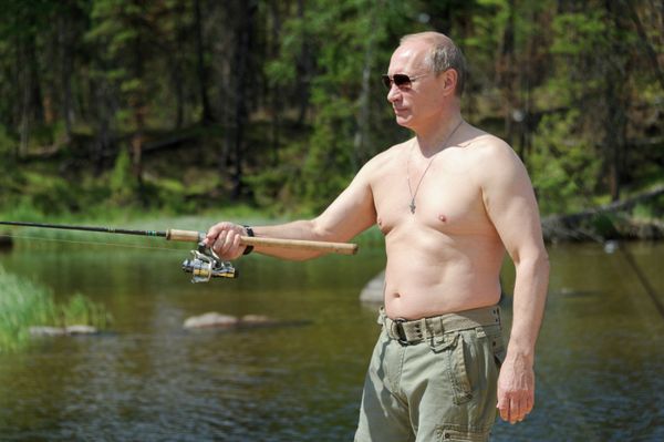 Vladimir Putin and Dmitry Medvedev Holiday in Siberia Vladimir Putin and Dmitry Medvedev Holiday in Siberia - Sputnik International