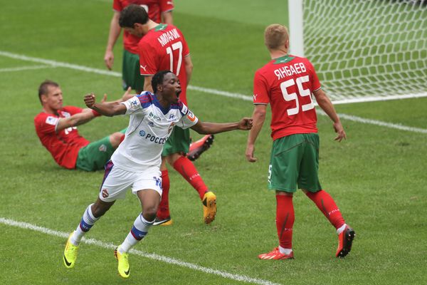 Footballer Ahmed Musa after scoring a late winner for CSKA Moscow - Sputnik International