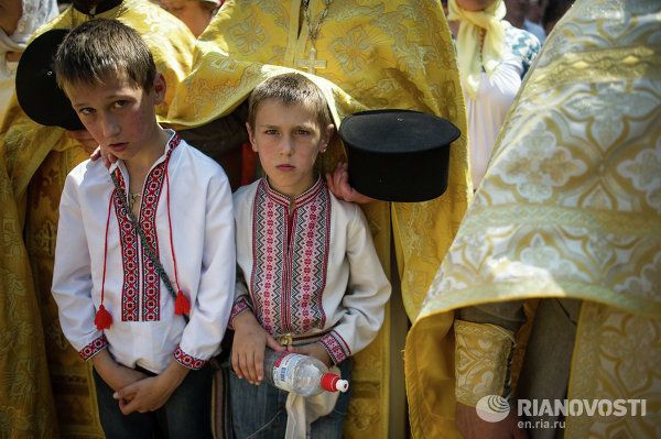Celebrating the 1025th Anniversary of the Baptism of Rus in Kiev - Sputnik International