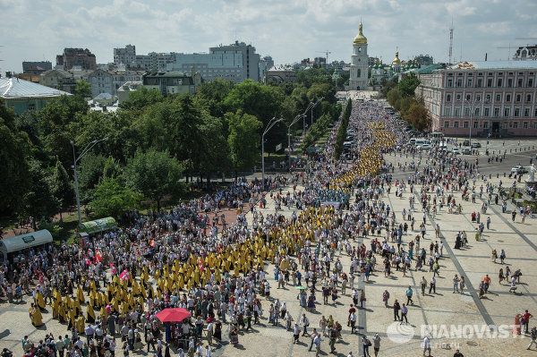 Celebrating the 1025th Anniversary of the Baptism of Rus in Kiev - Sputnik International