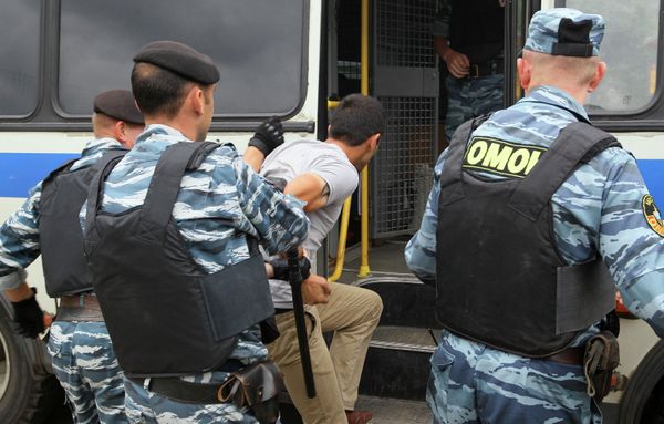The city’s law enforcement authorities detained thousands of people in a string of raids, launched last week The city’s law enforcement authorities detained thousands of people in a string of raids, launched last week - Sputnik International