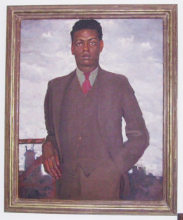 A portrait of Lloyd Patterson, author unknown, purchased in Moscow by Washington resident Andrew Leddy in the mid-1990s that will be on display at the exhibition. A portrait of Lloyd Patterson, author unknown, purchased in Moscow by Washington resident Andrew Leddy in the mid-1990s that will be on display at the exhibition. - Sputnik International