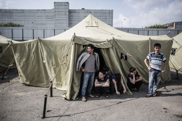 Hygiene Watchdog Finds Disease in Moscow Migrant Camp - Sputnik International
