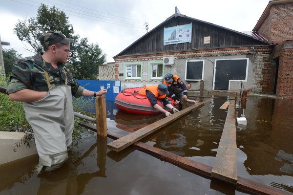 Life in Russia’s Flood-Hit Amur Region - Sputnik International