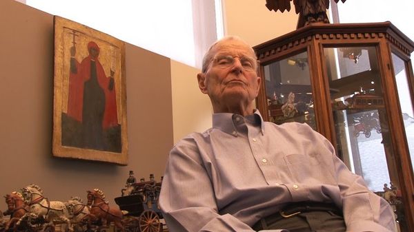 Museum of Russian Icons founder Gordon Lankton, shown in his office, will receive the Tsarskoselskaya Award in October, for using art to strengthen US-Russia relations., shown in his office, will receive the Tsarskoselskaya Award in October, for using art to strengthen US-Russia relations. - Sputnik International