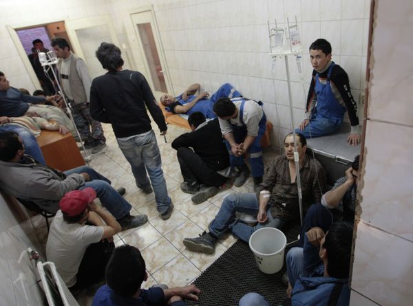 Construction workers hospitalized with food poisoning, Botkin Clinical Infectious Diseases Hospital, August 26, 2013 - Sputnik International