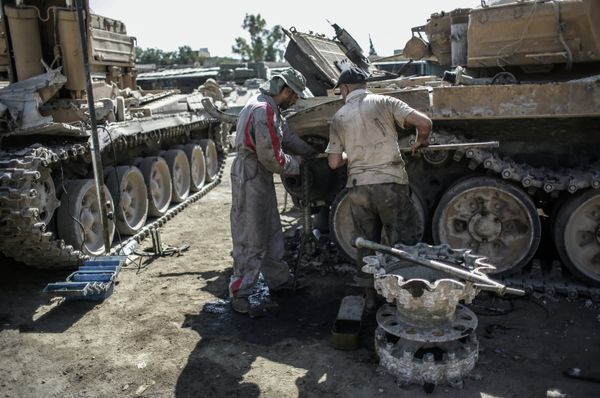 Syrian Soldiers Prepare for Western Strike - Sputnik International