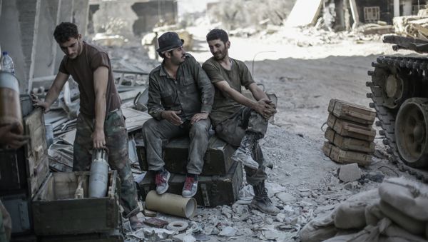 Syrian security forces have neutralized five militants, equipped with explosive belts, according to the source. Syrian security forces have neutralized five militants, equipped with explosive belts, according to the source. - Sputnik International
