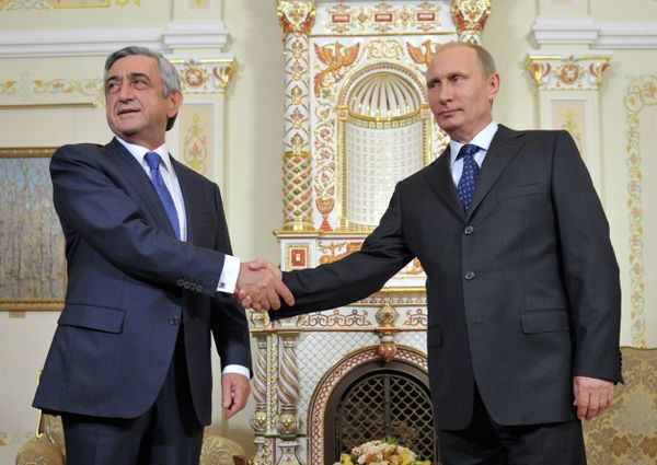 Serzh Sargsyan and Vladimir Putin - Sputnik International