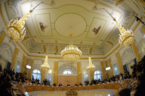 Heads of state gather at the G20 Summit in St. Petersburg, Russia, on Thursday. - Sputnik International
