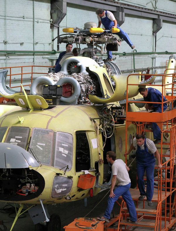 Mi-17 Helicopter Production at the Kazan Helicopter Plant - Sputnik International