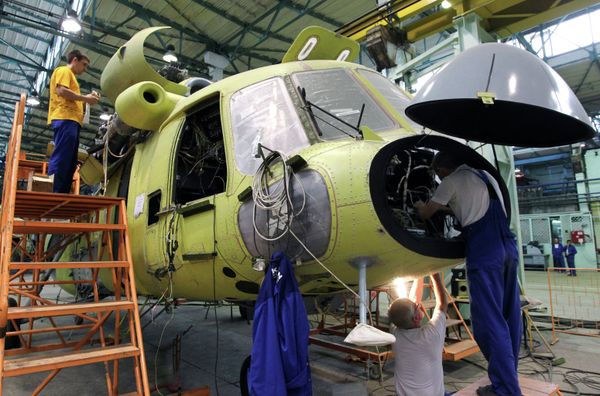 Mi-17 Helicopter Production at the Kazan Helicopter Plant - Sputnik International