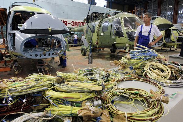 Mi-17 Helicopter Production at the Kazan Helicopter Plant - Sputnik International