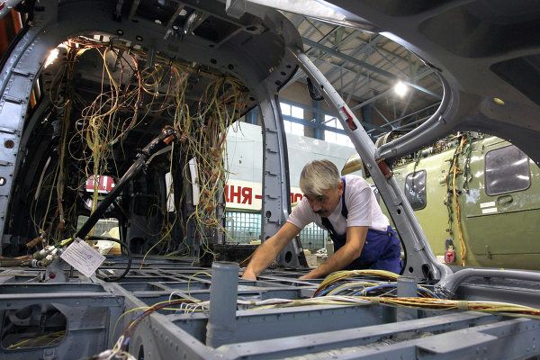 Mi-17 Helicopter Production at the Kazan Helicopter Plant - Sputnik International