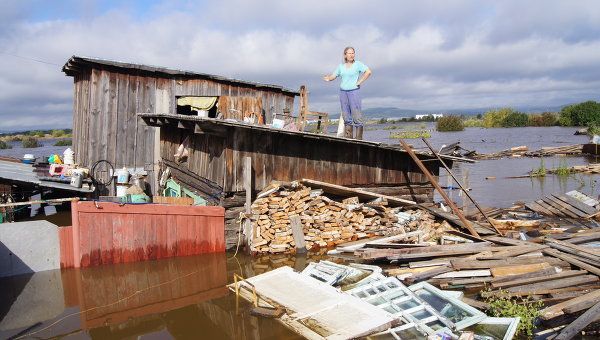 Flood-hit Komsomolsk-on-Amur - Sputnik International