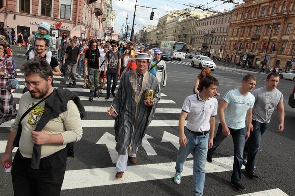 Members of the Russian Church of the Flying Spaghetti Monster - Sputnik International