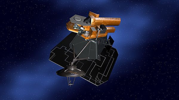 An artist's concept of NASA's Deep Impact spacecraft - Sputnik International