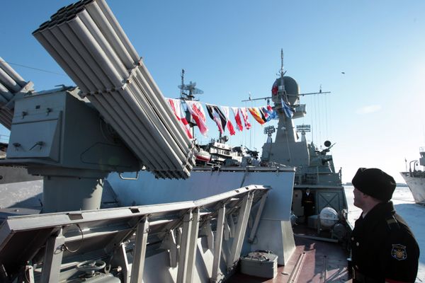 The Makhachkala corvette (archive) - Sputnik International