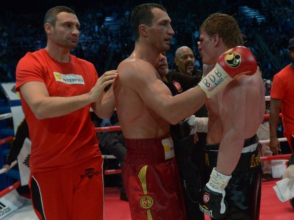 Wladimir Klitschko and Alexander Povetkin's bout in Moscow, October 5 2013 - Sputnik International