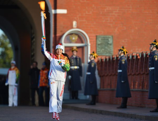 Olympic Flame Lighted in Moscow Olympic Flame Lighted in Moscow - Sputnik International