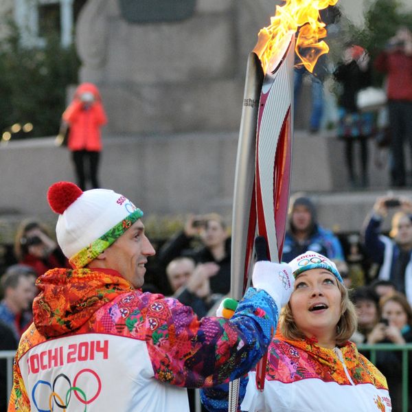 Olympic Flame Lighted in Moscow Olympic Flame Lighted in Moscow - Sputnik International