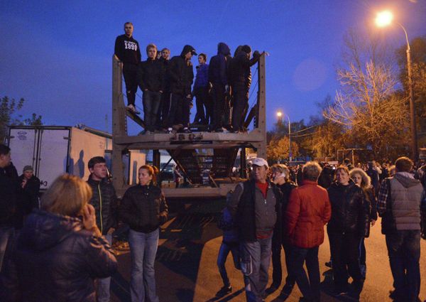 The popular gathering participants in southern Moscow - Sputnik International