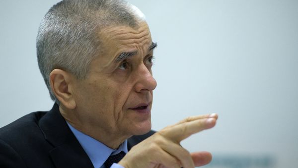 Gennady Onishchenko, head of the state consumer rights watchdog Rospotrebnadzor - Sputnik International