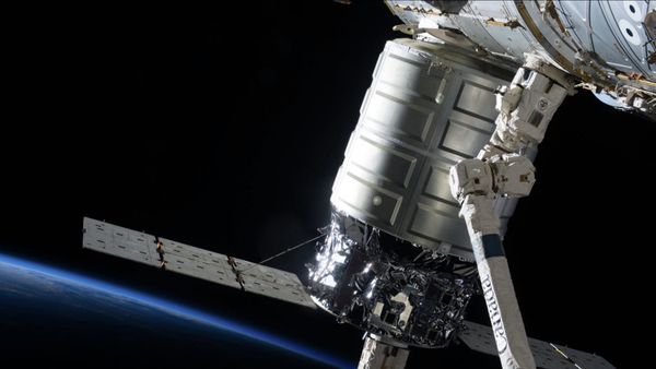 The first Cygnus commercial cargo spacecraft built by Orbital Sciences, shown here in the grasp of the International Space Station’s (ISS) robotic arm, deberthed from the ISS Tuesday and headed for a fiery end over Earth. - Sputnik International